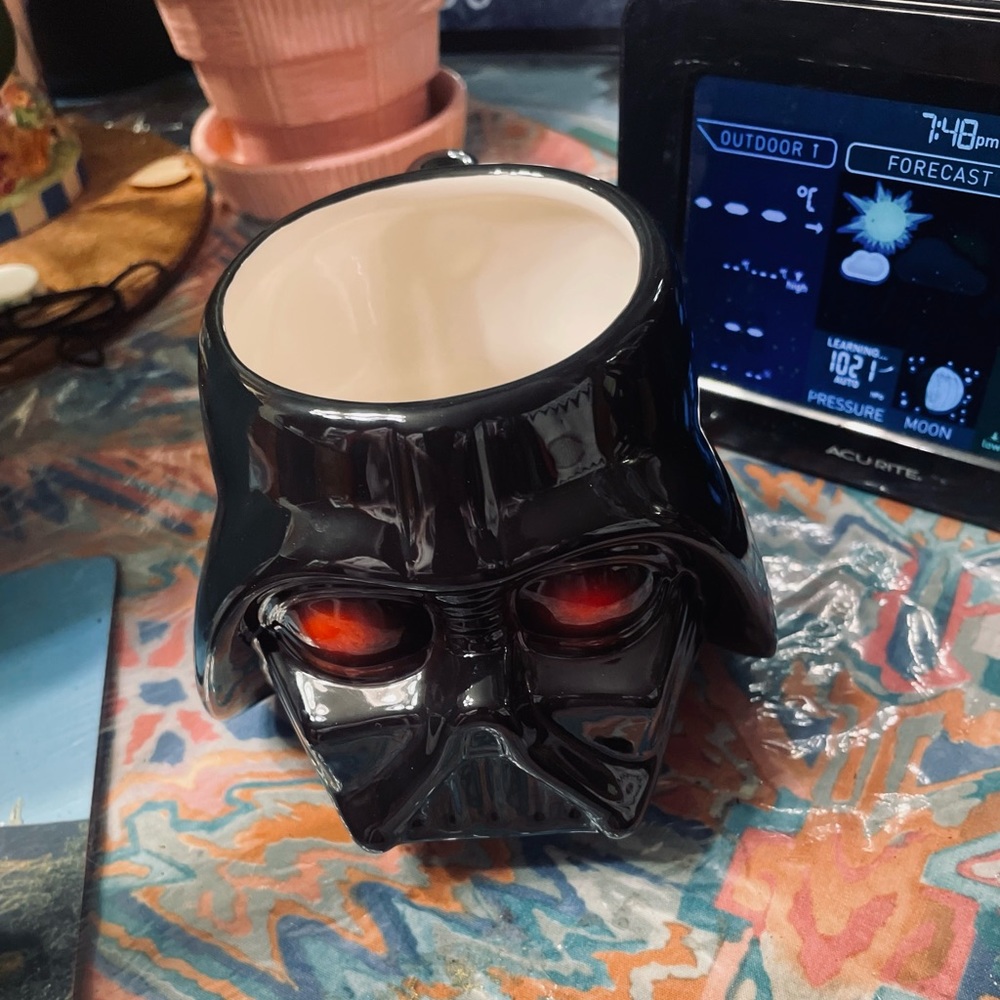 dark Vader red eyed coffee cup #StarWars